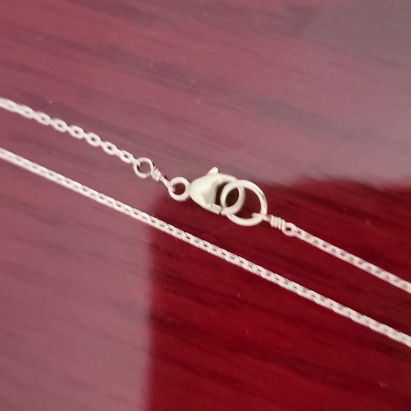 LABORIDITE 925 SS MOON PENDANT W CHAIN - Picture 4 of 5